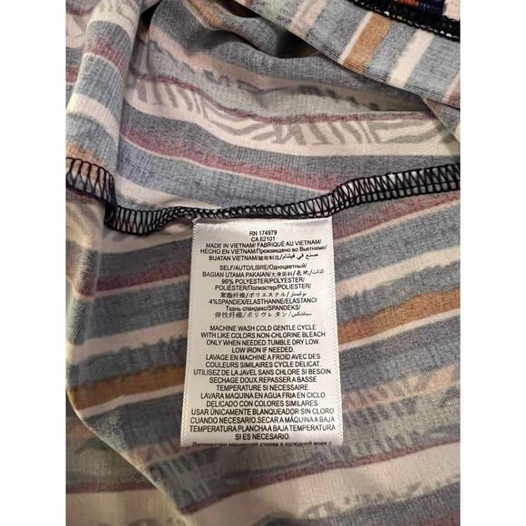 BCBGeneration Women's Striped Mod Mini Dress Boho Retro Size Medium - Picture 5 of 8